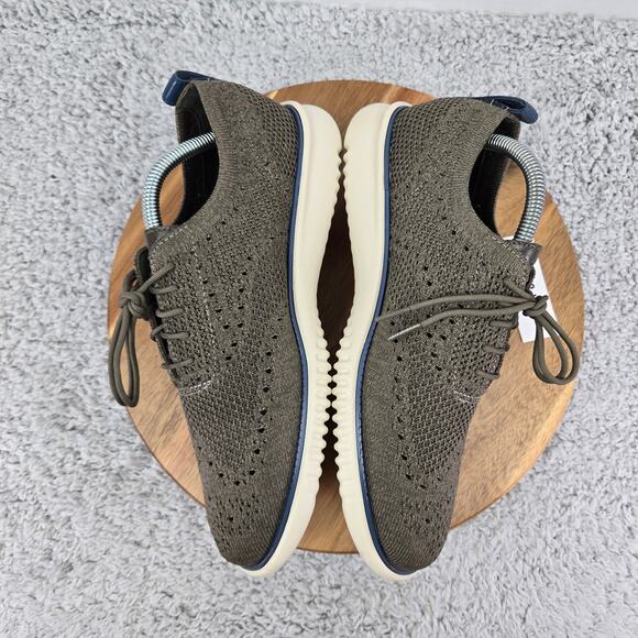 Cole Haan 2.ZeroGrand Gray Stitchlite Wingtip Business Casual Oxford Mens 8 M - Picture 7 of 12